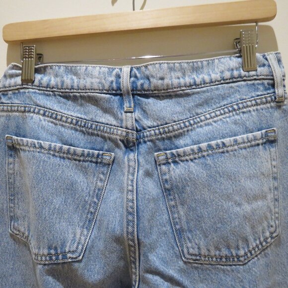 OLD NAVY Extra High Rise Sky-Hi Wide Leg Secret Smooth Cargo Pocket Jeans Light - Picture 12 of 13